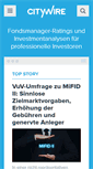 Mobile Screenshot of citywire.de